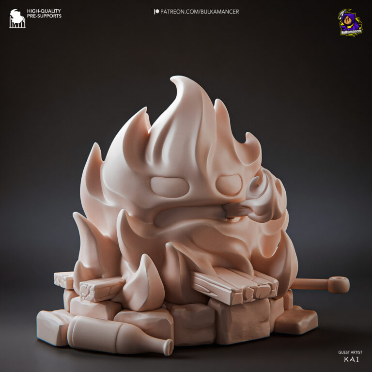 Calcifer - Howl's Moving Castle - STL Files - STL Forge
