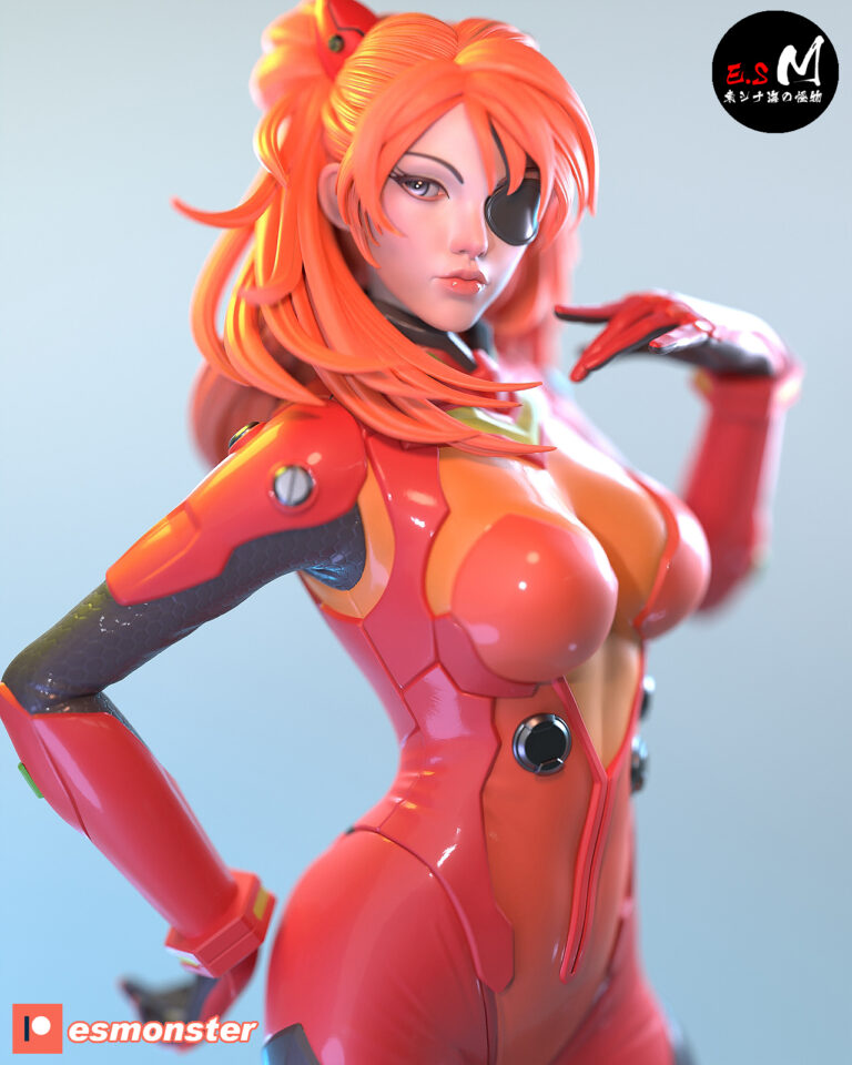Asuka 3 + NSFW - Neon Genesis Evangelion - STL Files