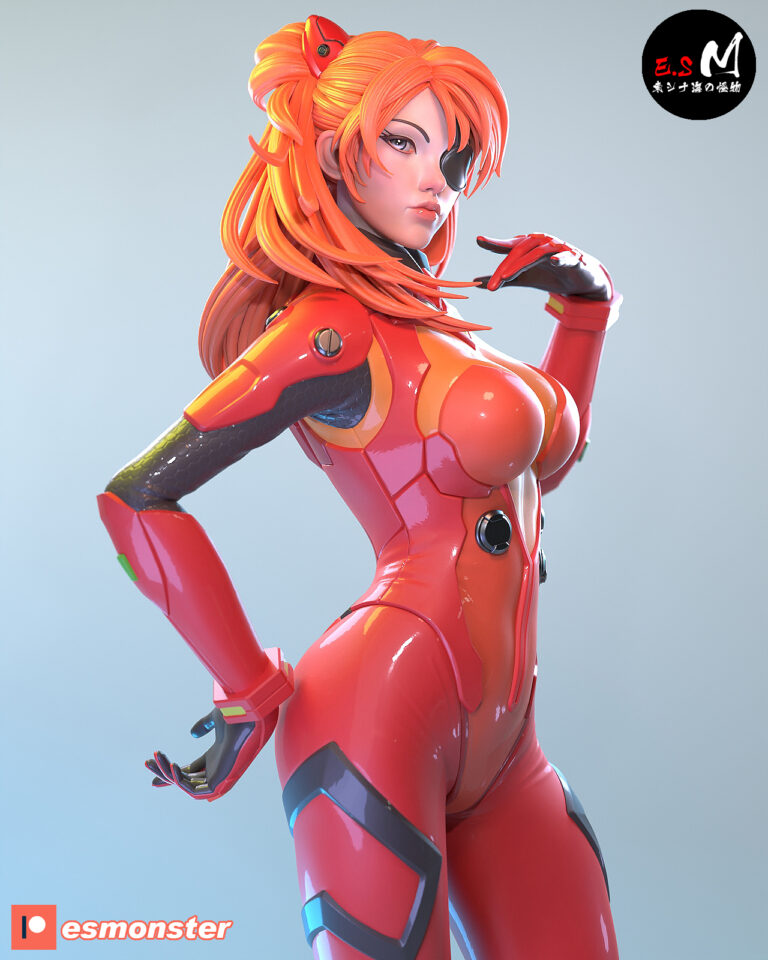 Asuka 3 + NSFW - Neon Genesis Evangelion - STL Files