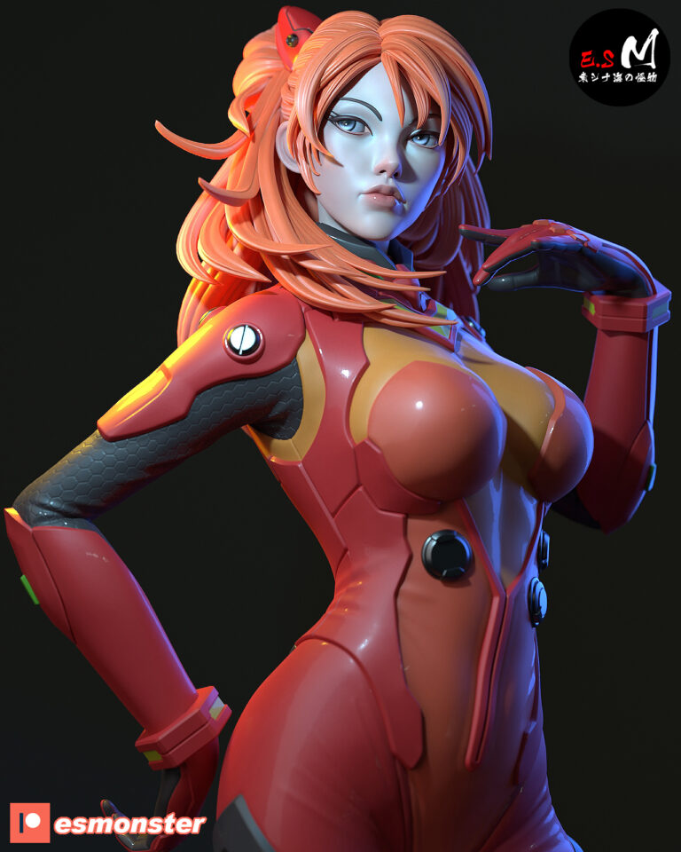 Asuka 3 + NSFW - Neon Genesis Evangelion - STL Files