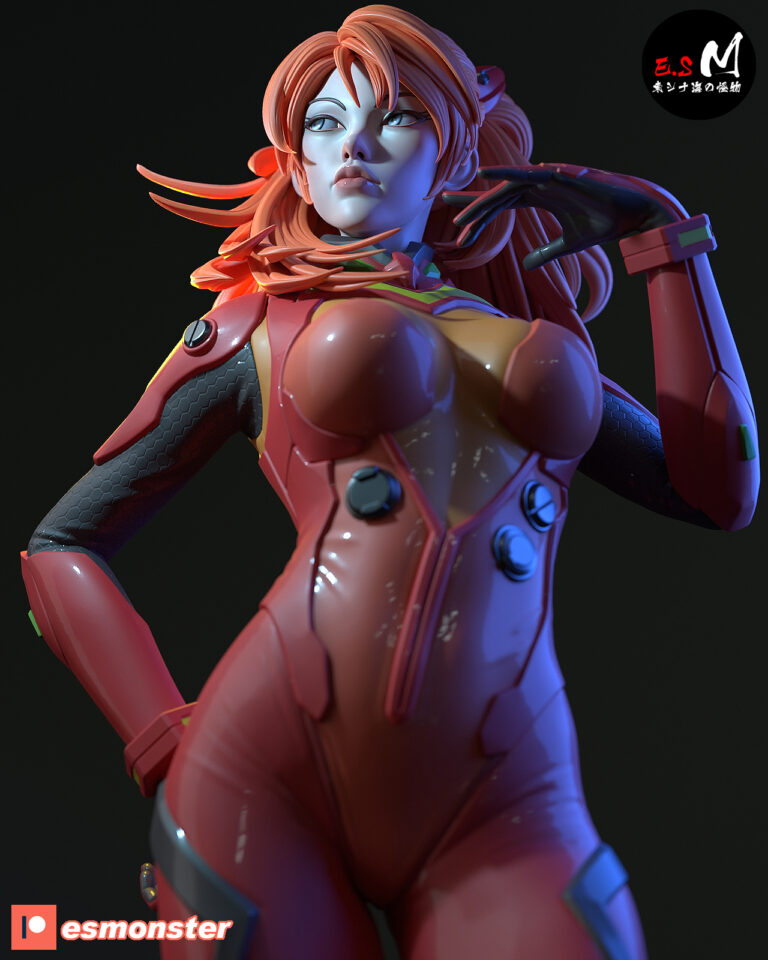 Asuka 3 + NSFW - Neon Genesis Evangelion - STL Files