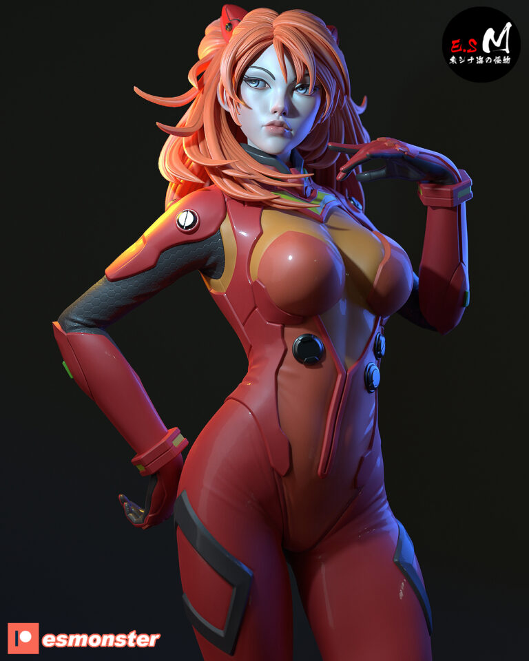 Asuka 3 + NSFW - Neon Genesis Evangelion - STL Files