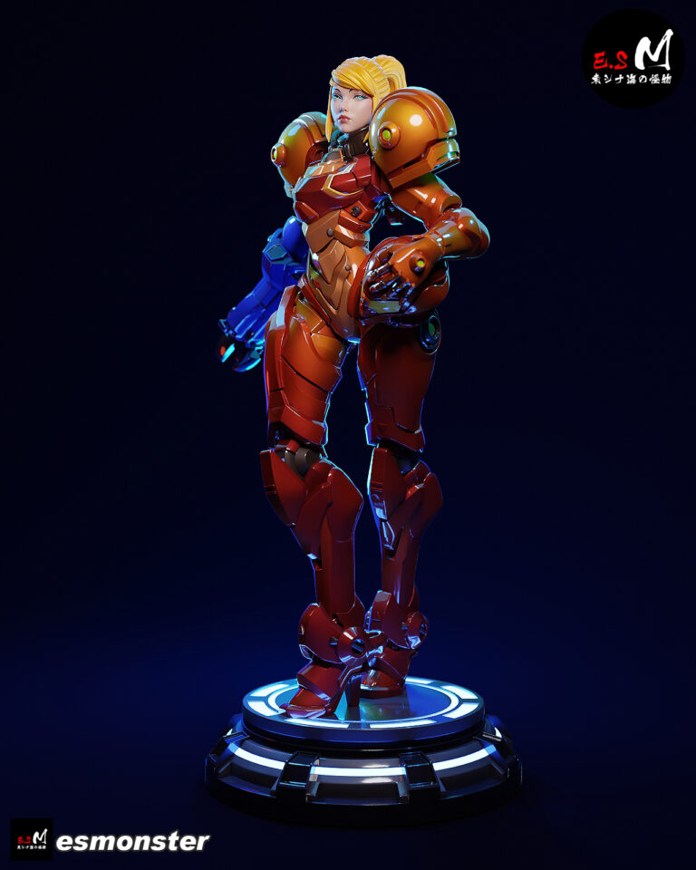 Samus Aran - Metroid - STL Files - STL Forge