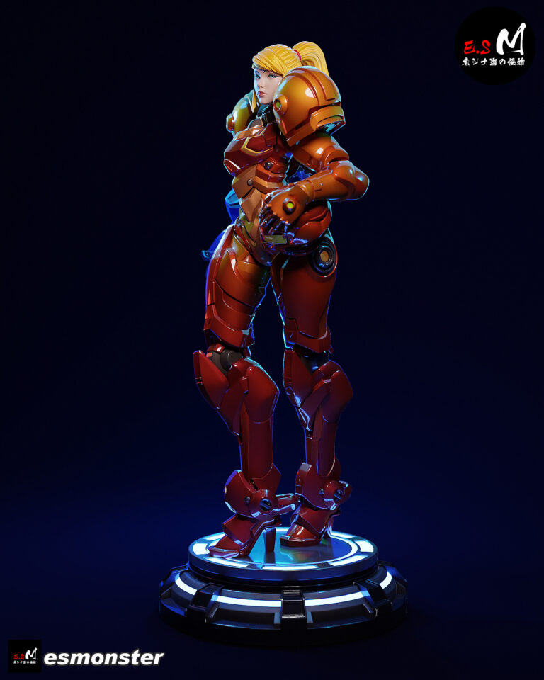 Samus Aran - Metroid - STL Files - STL Forge