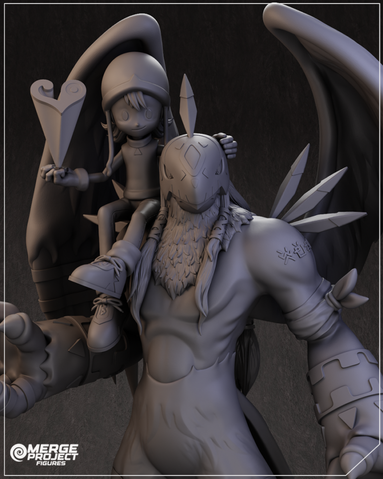 Sora y Garudamon - Digimon - STL Files - STL Forge