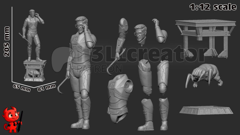 Gordon Freeman - Half Life - STL Files - STL Forge