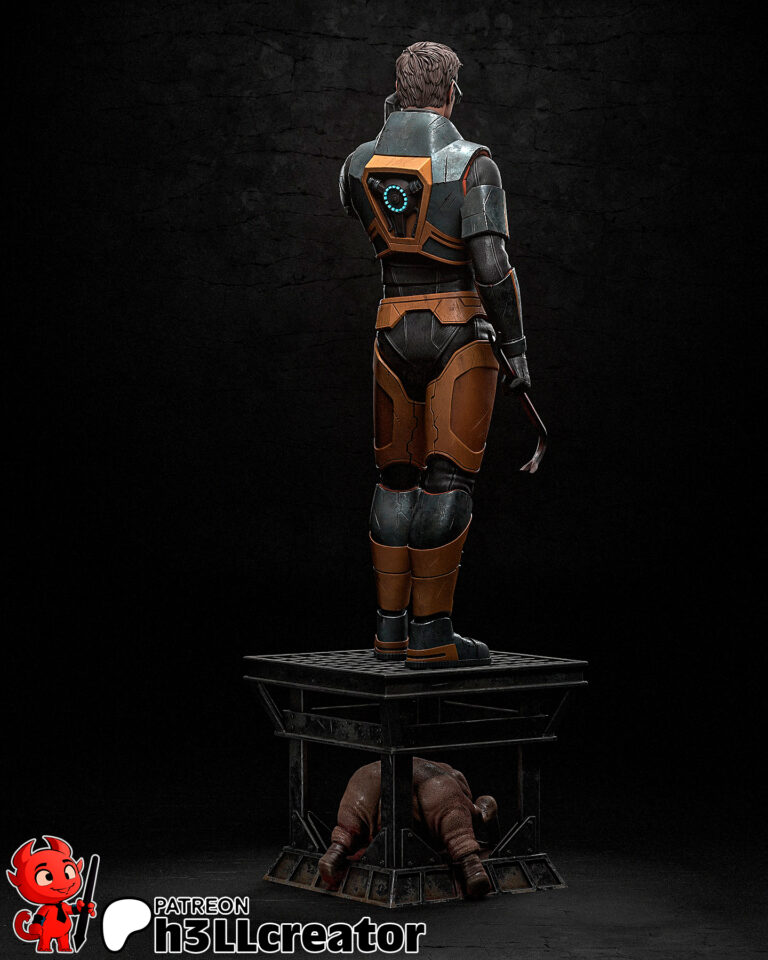 Gordon Freeman - Half Life - STL Files - STL Forge
