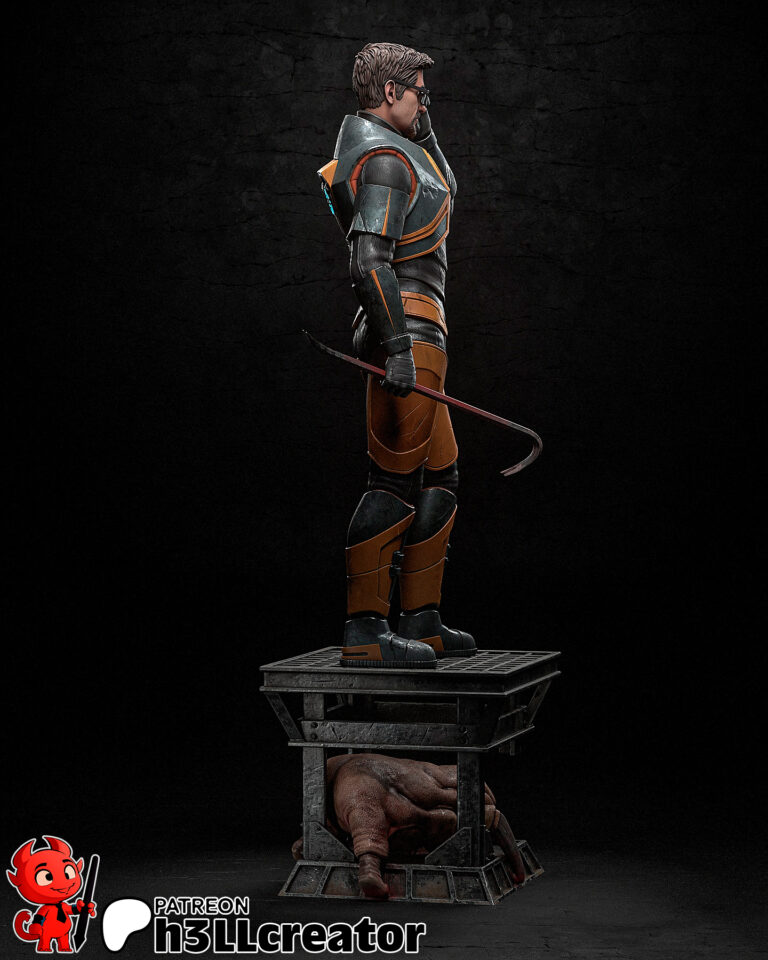 Gordon Freeman - Half Life - STL Files - STL Forge