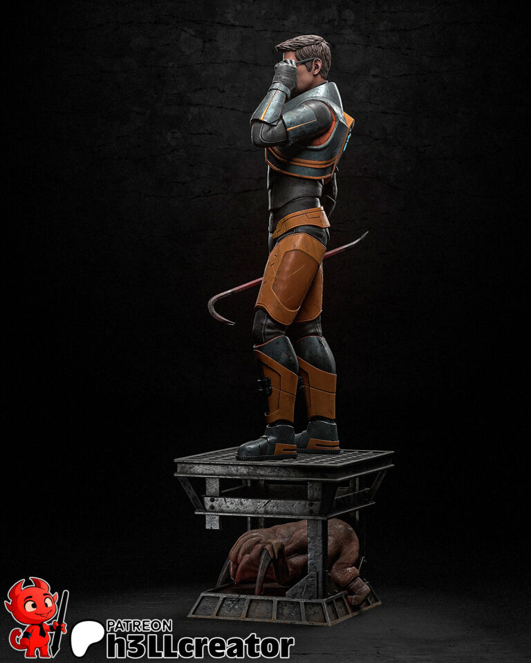 Gordon Freeman - Half Life - STL Files - STL Forge