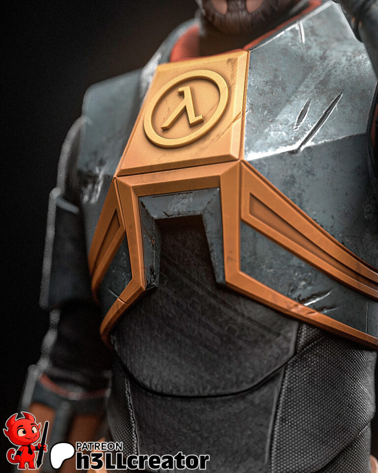 Gordon Freeman - Half Life - STL Files - STL Forge