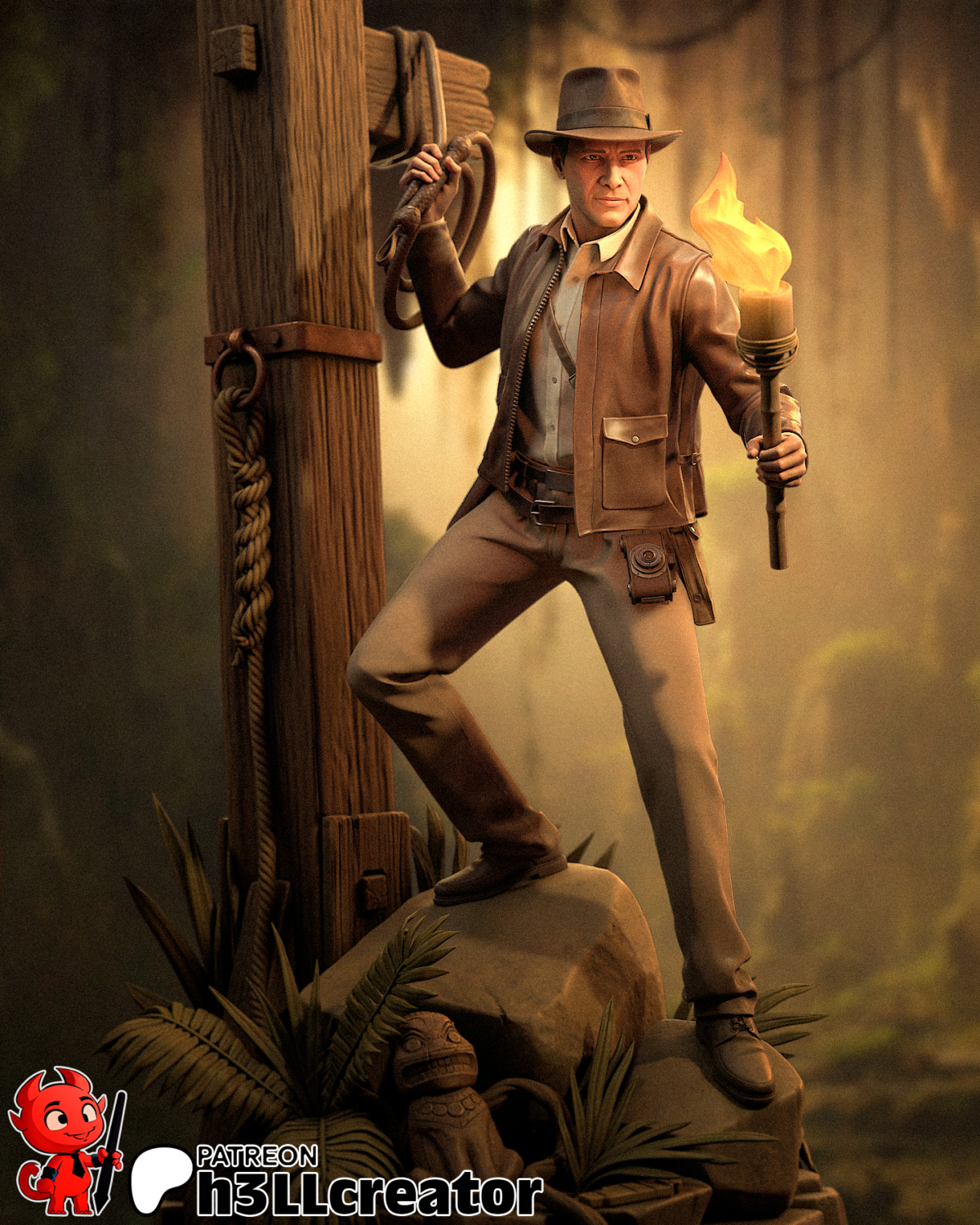 Indiana Jones cuerpo completo