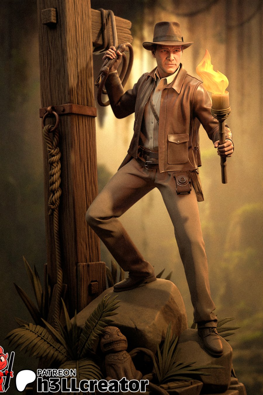 Indiana Jones cuerpo completo