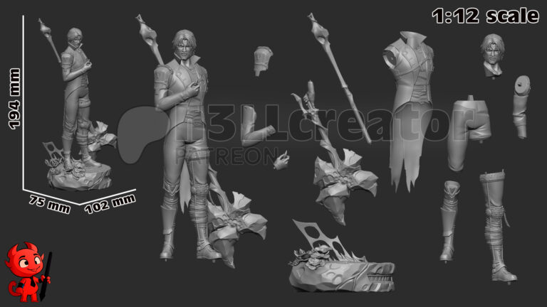 Jayce + Bust - League of Legends - STL Files - STL Forge