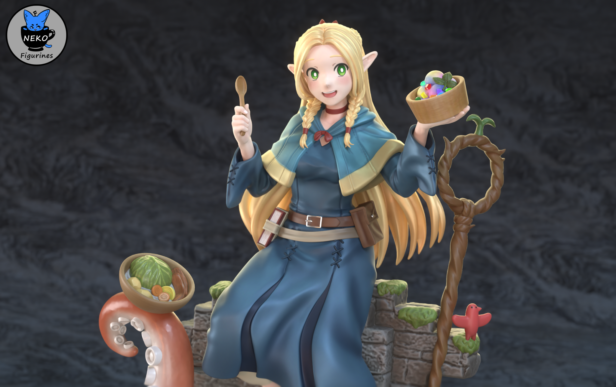 Marcille Donato - Dungeon Meshi - STL Files - STL Forge
