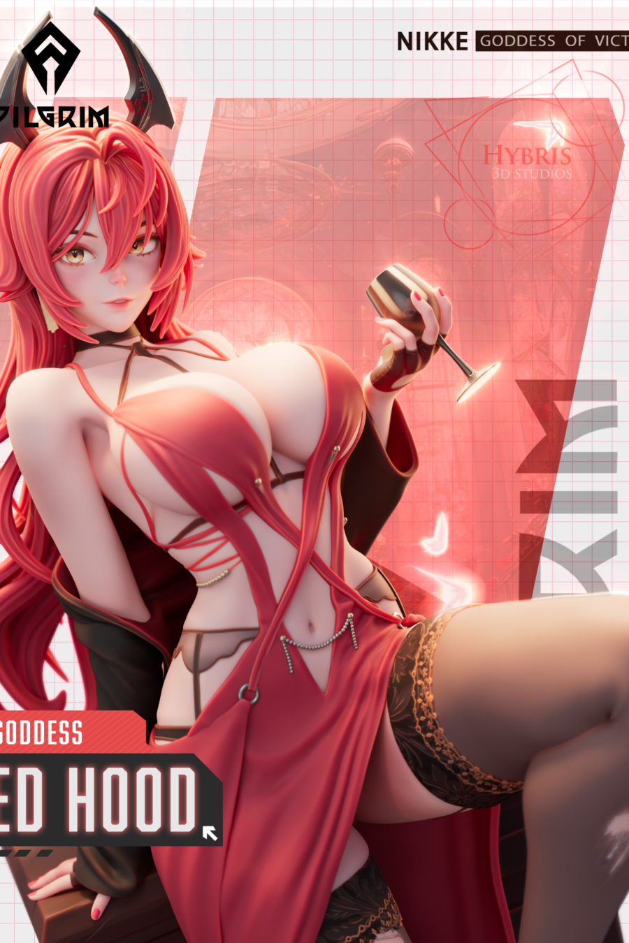 Red Hood de cerca provocadora