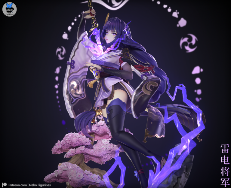 Shogun Raiden 2 - Genshin Impact - STL Files - STL Forge