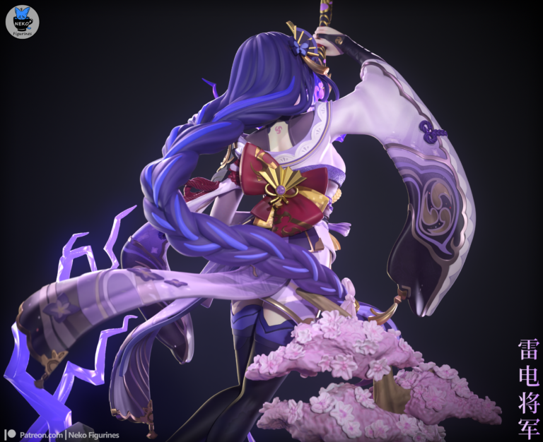 Shogun Raiden 2 - Genshin Impact - STL Files - STL Forge
