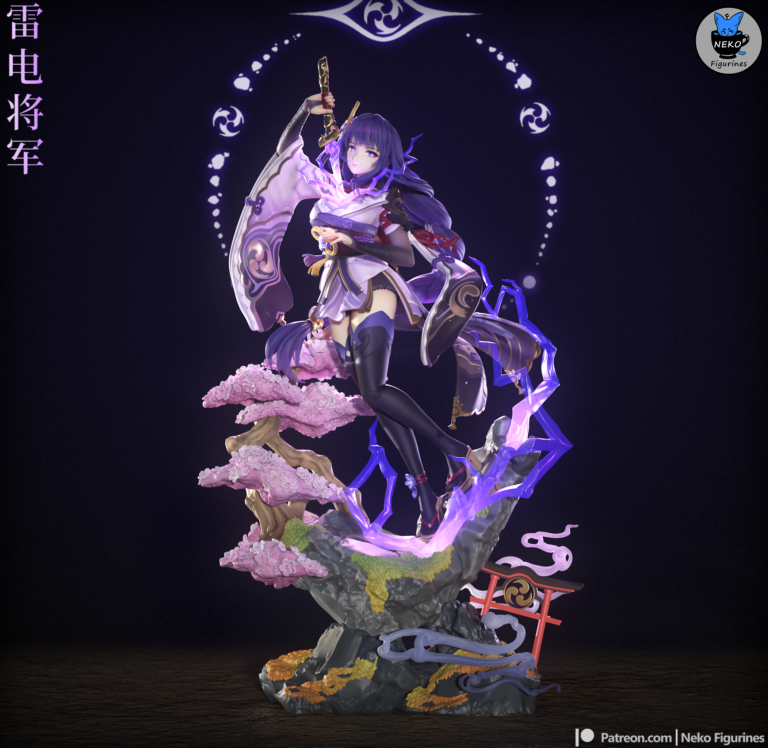 Shogun Raiden 2 - Genshin Impact - STL Files - STL Forge
