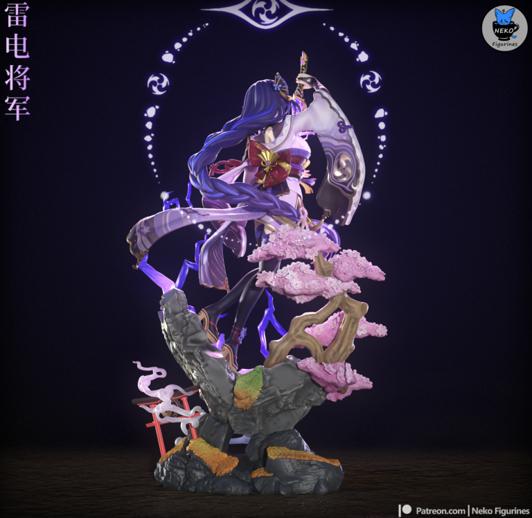 Shogun Raiden 2 - Genshin Impact - STL Files - STL Forge