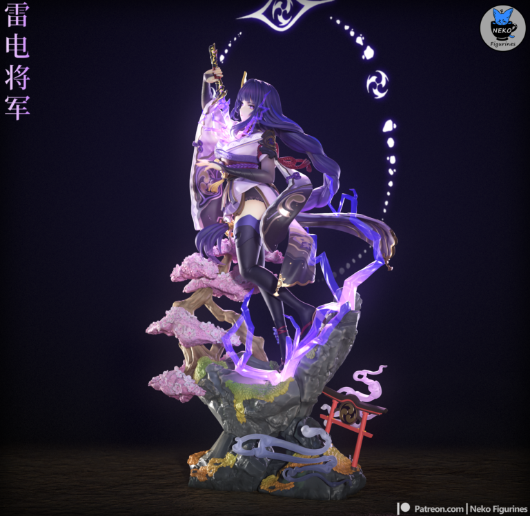 Shogun Raiden 2 - Genshin Impact - STL Files - STL Forge