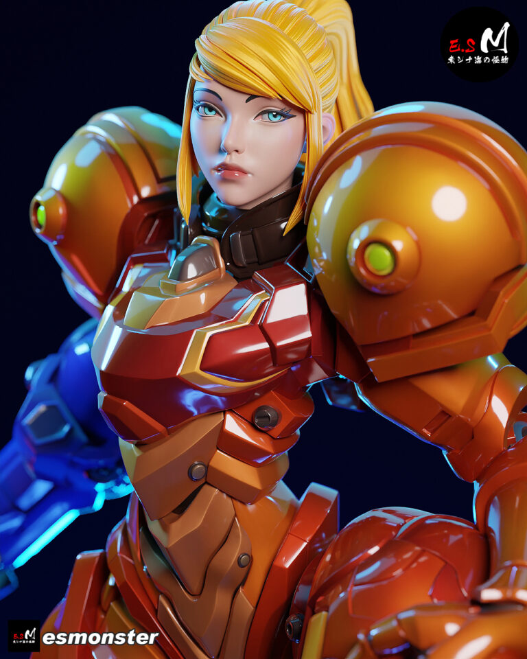 Samus Aran - Metroid - STL Files - STL Forge