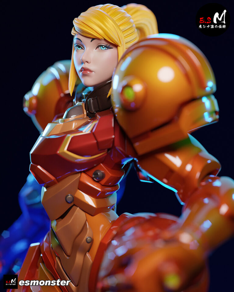 Samus Aran - Metroid - STL Files - STL Forge