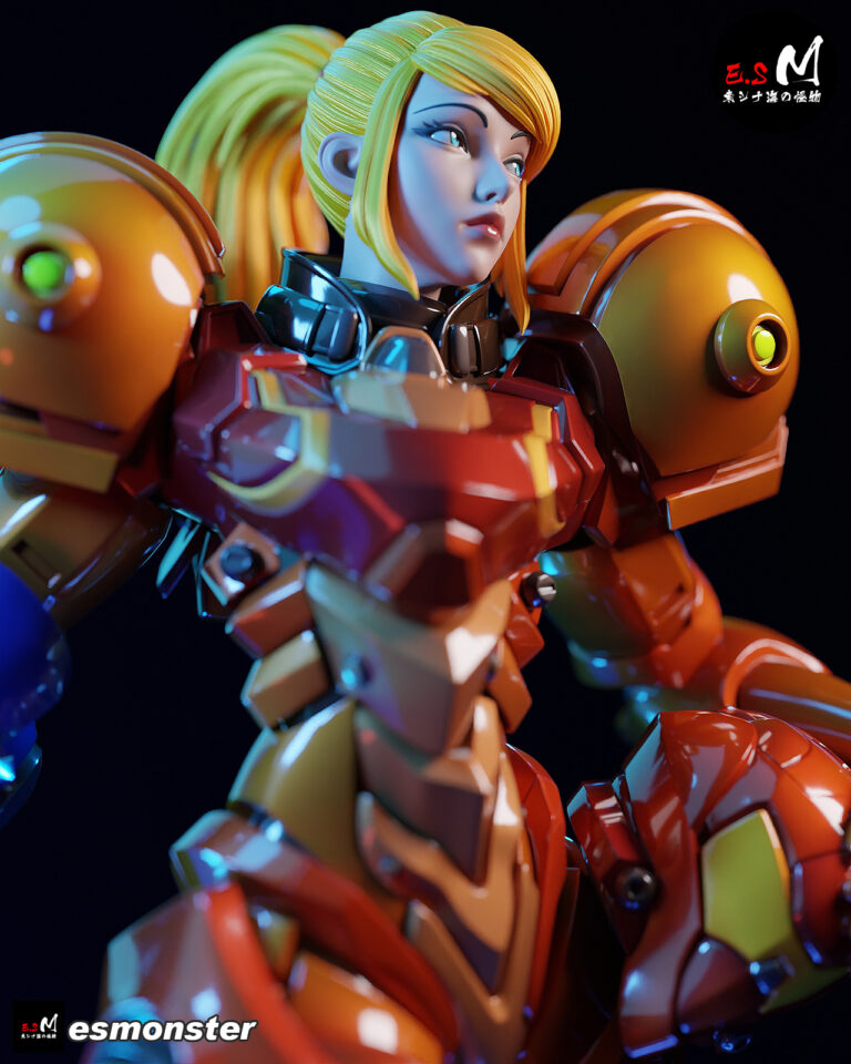 Samus Aran - Metroid - STL Files - STL Forge