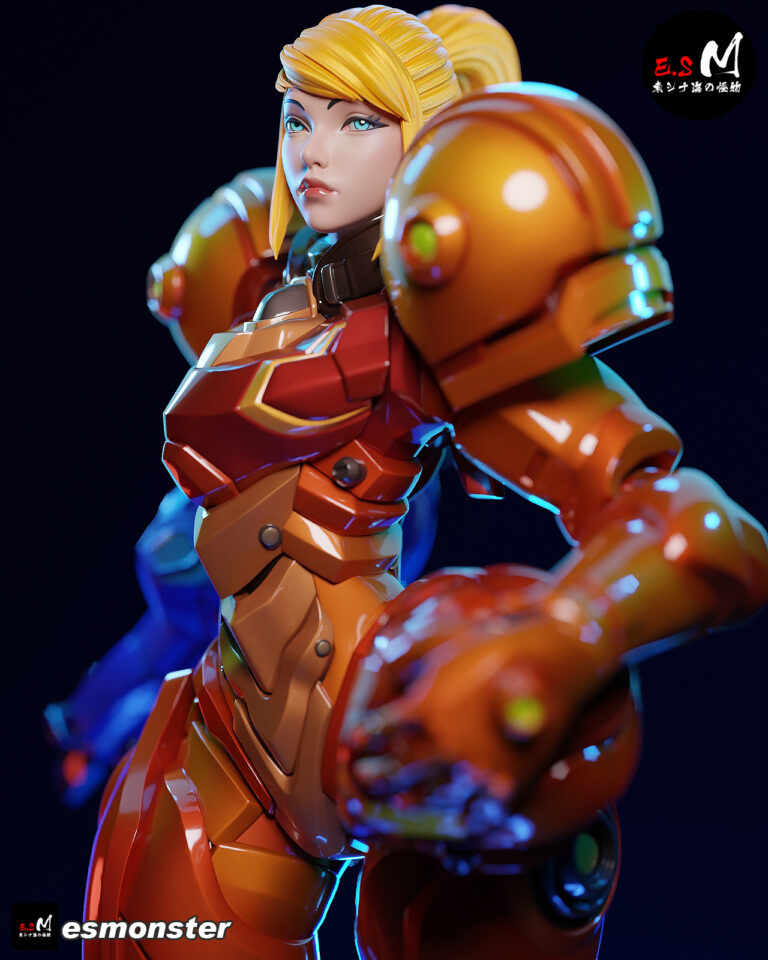 Samus Aran - Metroid - STL Files - STL Forge