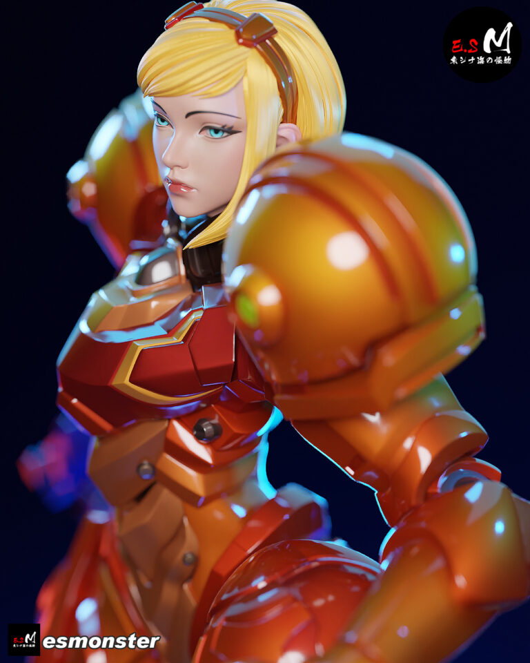 Samus Aran - Metroid - STL Files - STL Forge
