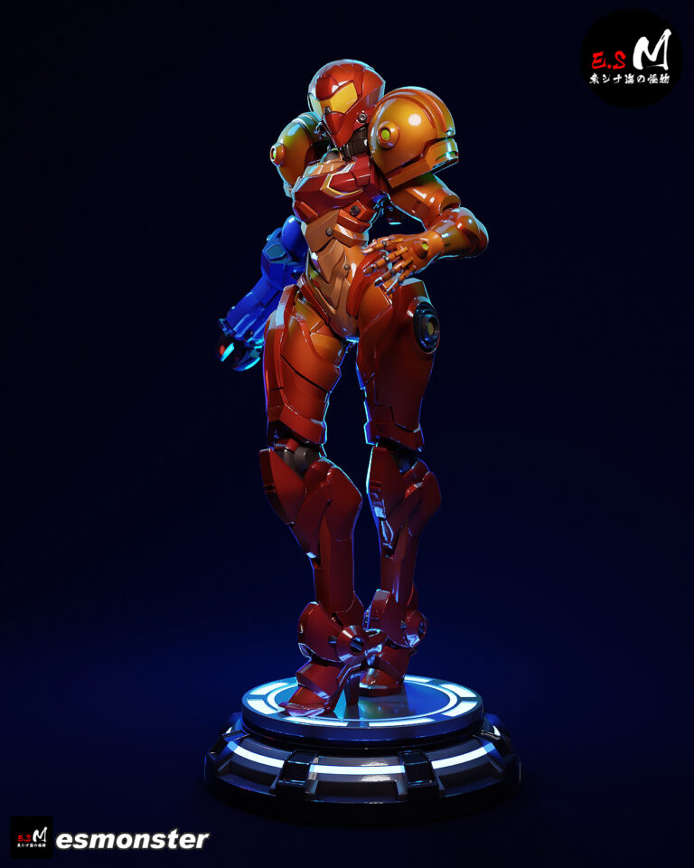 Samus Aran - Metroid - STL Files - STL Forge