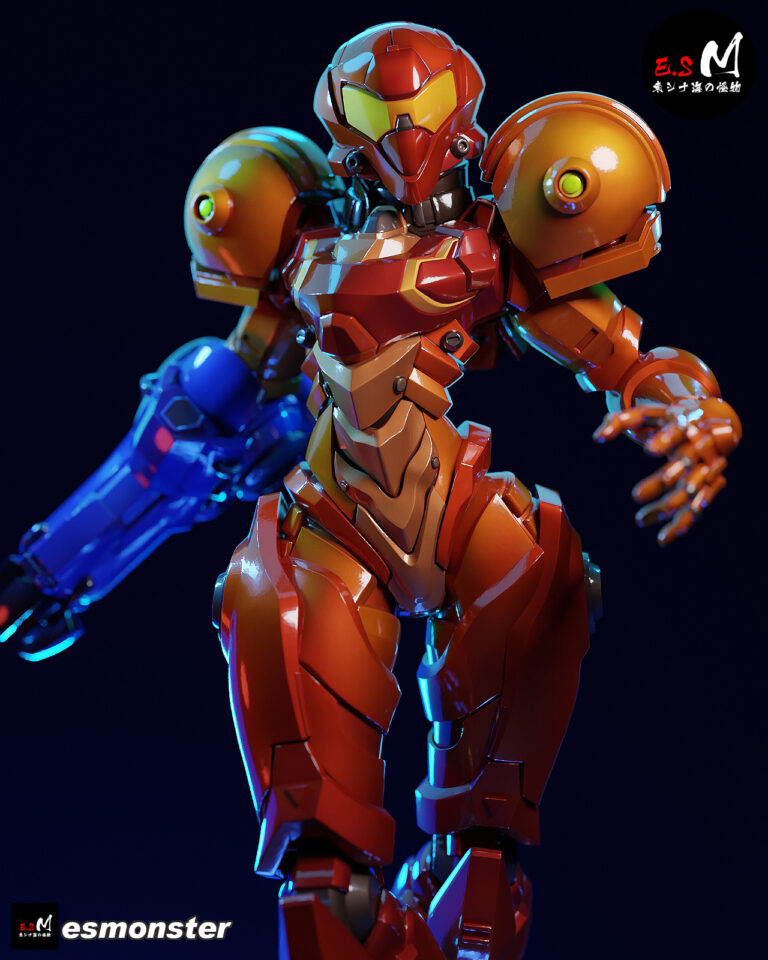 Samus Aran - Metroid - STL Files - STL Forge