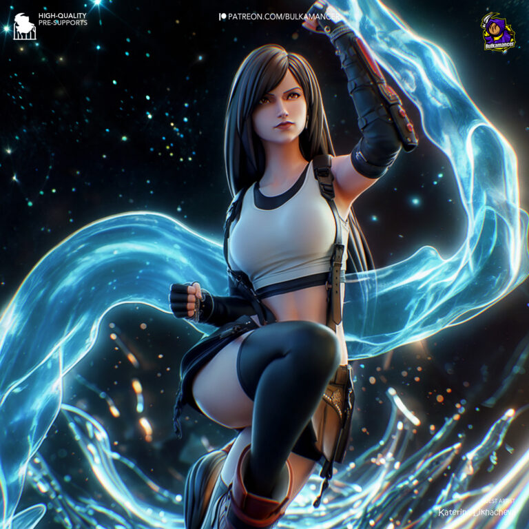 Tifa de cerca