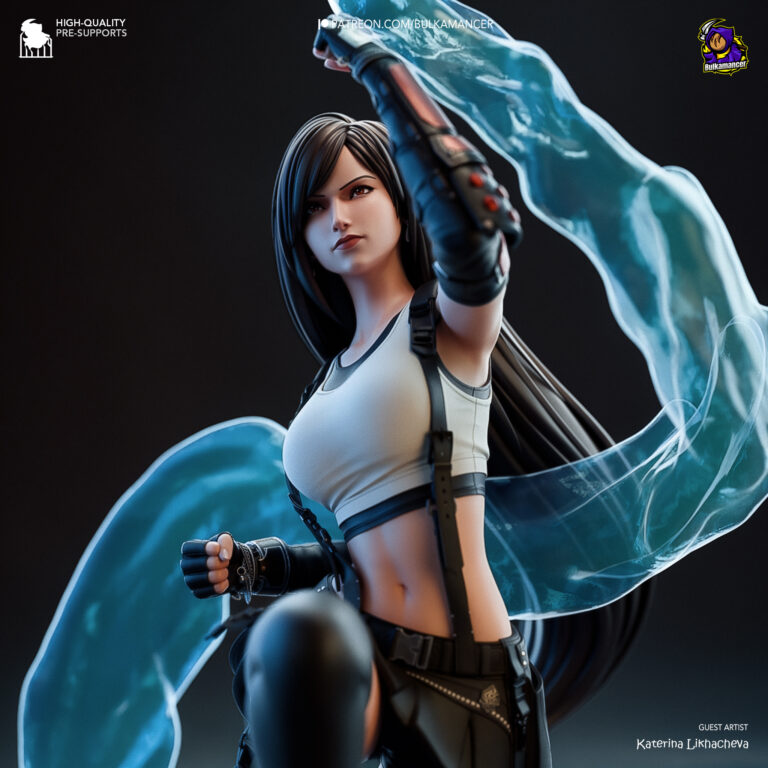 Tifa Lockhart 2 - Final Fantasy - STL Files - STL Forge