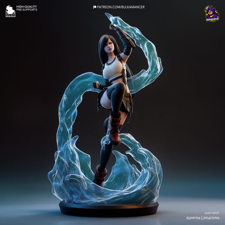 Tifa Lockhart 2 - Final Fantasy - STL Files - STL Forge