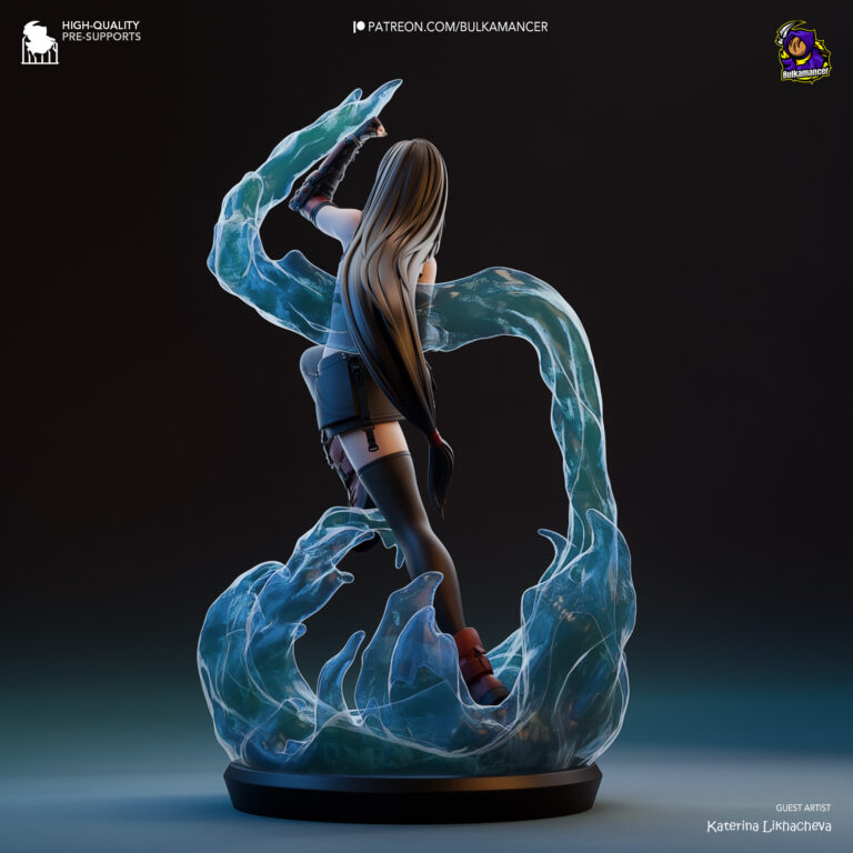 Tifa Lockhart 2 - Final Fantasy - STL Files - STL Forge