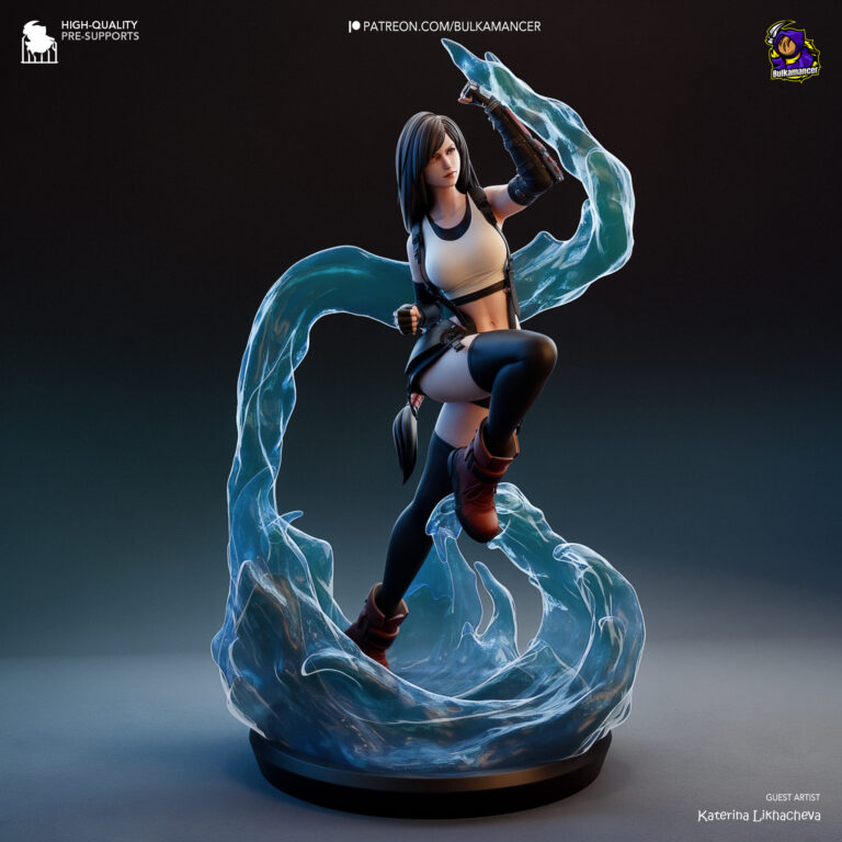Tifa Lockhart 2 - Final Fantasy - STL Files - STL Forge
