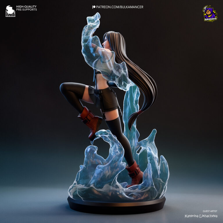 Tifa Lockhart 2 - Final Fantasy - STL Files - STL Forge