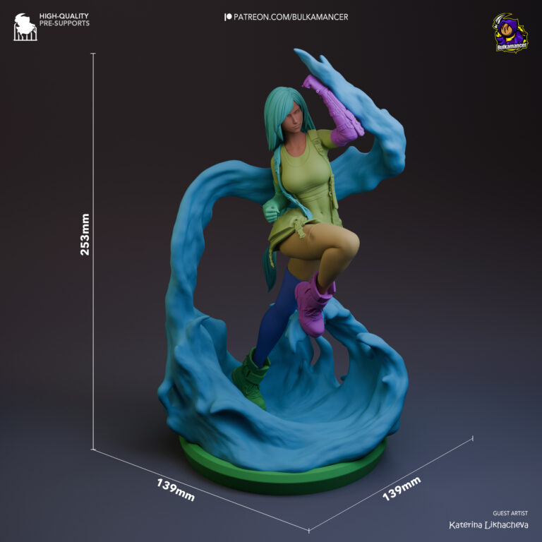 Tifa Lockhart 2 - Final Fantasy - STL Files - STL Forge