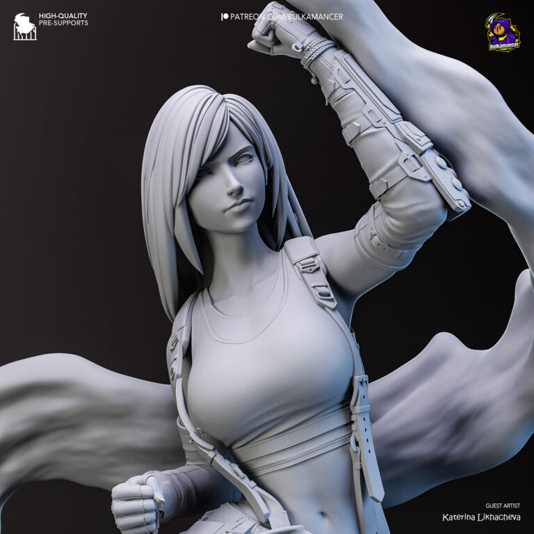 Tifa Lockhart 2 - Final Fantasy - STL Files - STL Forge
