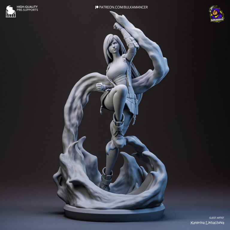 Tifa Lockhart 2 - Final Fantasy - STL Files - STL Forge