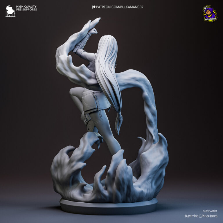 Tifa Lockhart 2 - Final Fantasy - STL Files - STL Forge