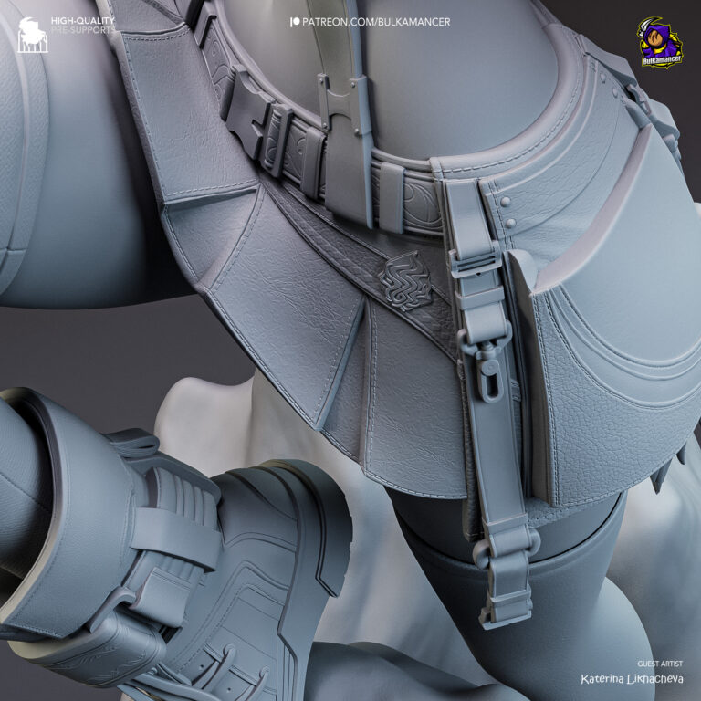 Tifa Lockhart 2 - Final Fantasy - STL Files - STL Forge