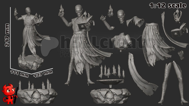 Withers + Bust - Baldur's Gate - STL Files - STL Forge