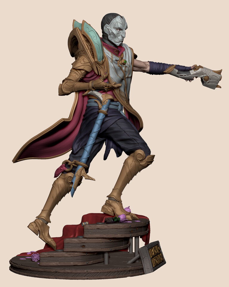 Jhin - League of Legends - STL Files - STL Forge
