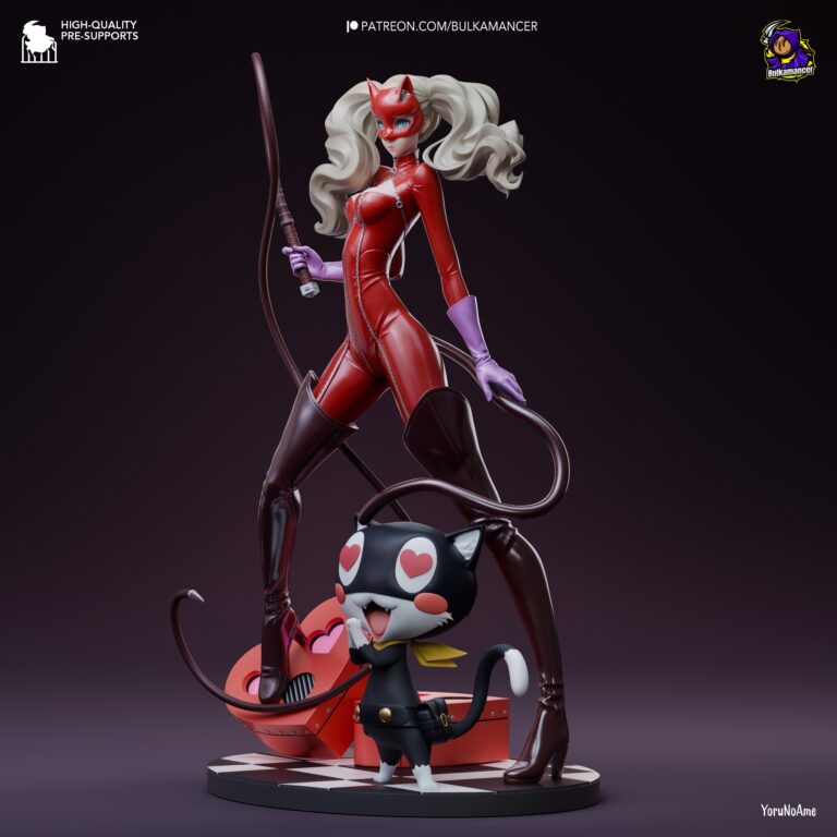 Ann Takamaki + Morgana - Persona - STL Files - STL Forge