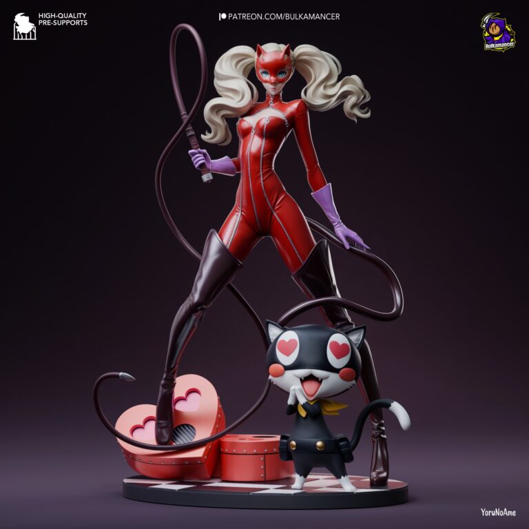 Ann Takamaki + Morgana - Persona - STL Files - STL Forge