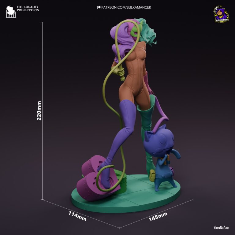 Ann Takamaki + Morgana - Persona - STL Files - STL Forge