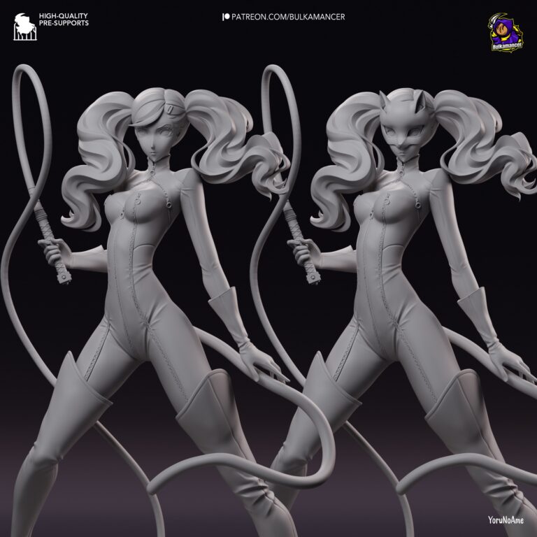 Ann Takamaki + Morgana - Persona - STL Files - STL Forge