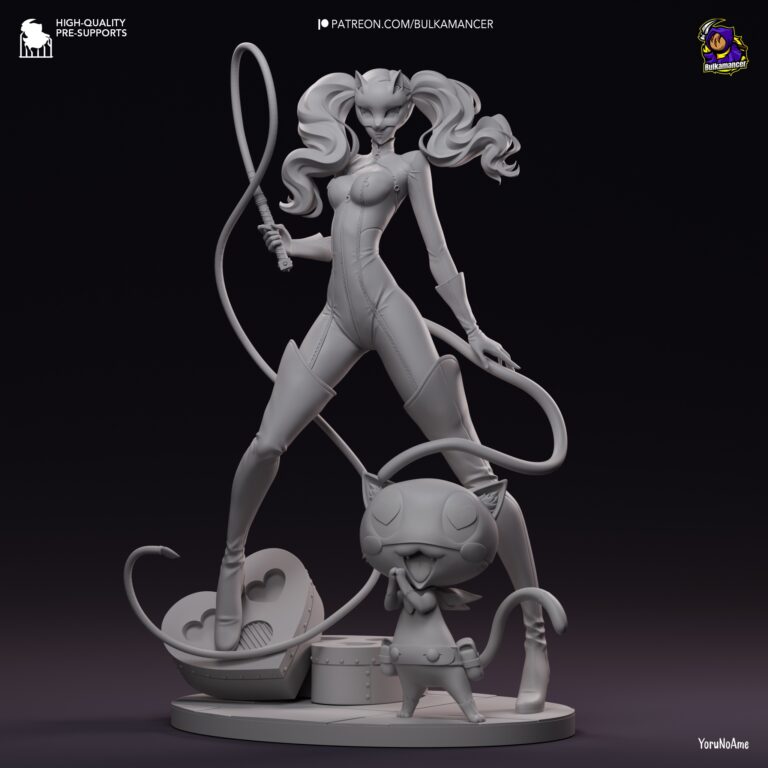 Ann Takamaki + Morgana - Persona - STL Files - STL Forge