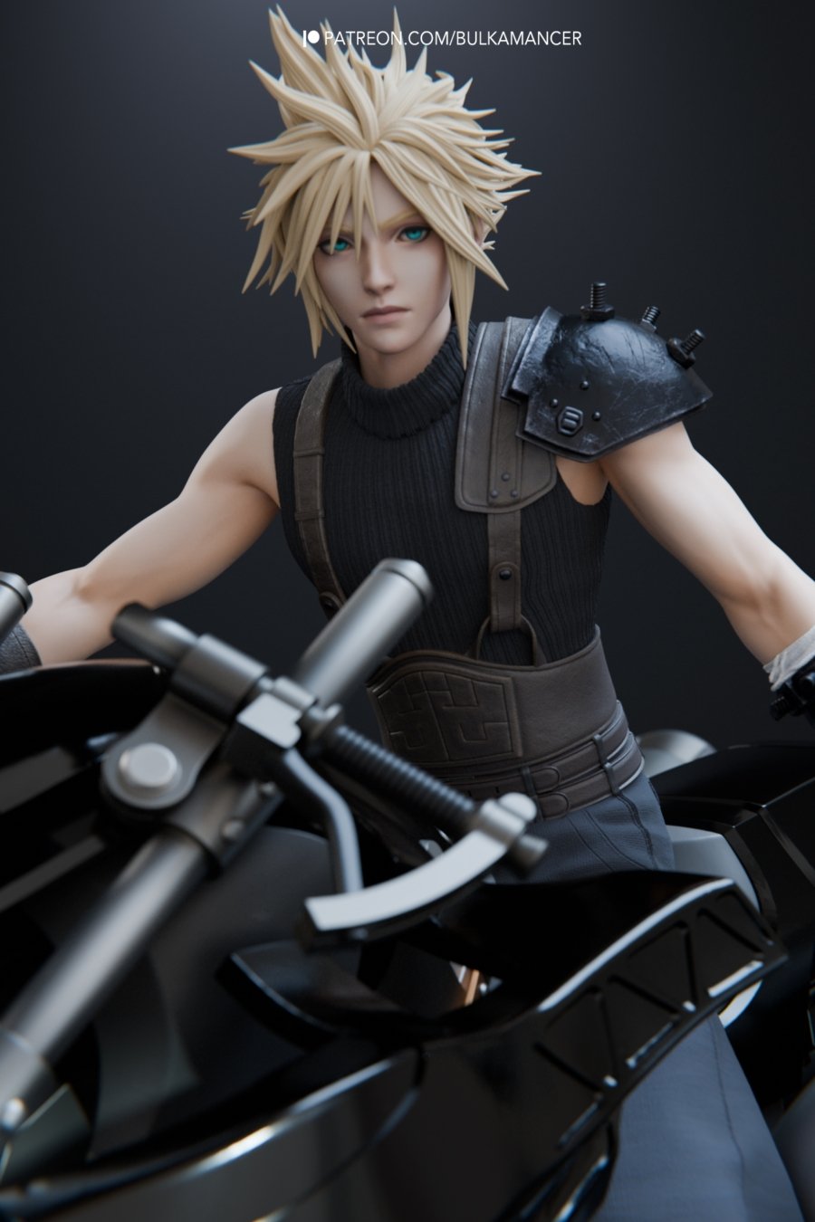 Cloud Strife sobre Hardy-Daytona